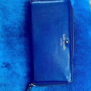 Kate Spade royal blue wallet
